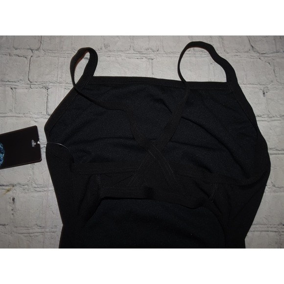 Speedo Women's Endurance+ Flyback Solid Black Swimsuit, 28 - Picture 4 of 8